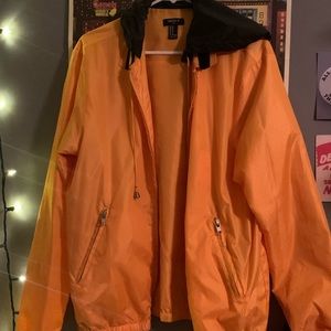 Yellow windbreaker